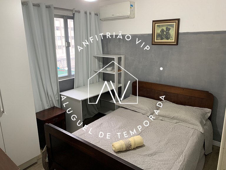 Conforto para família frente mar