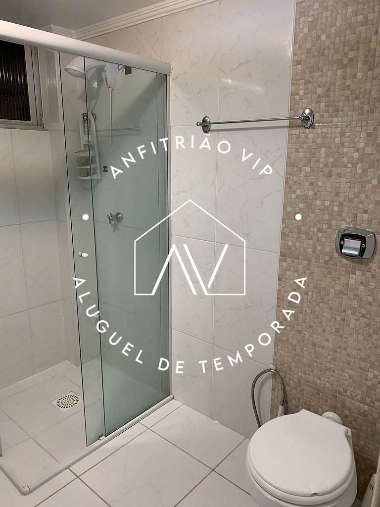 Conforto para família frente mar