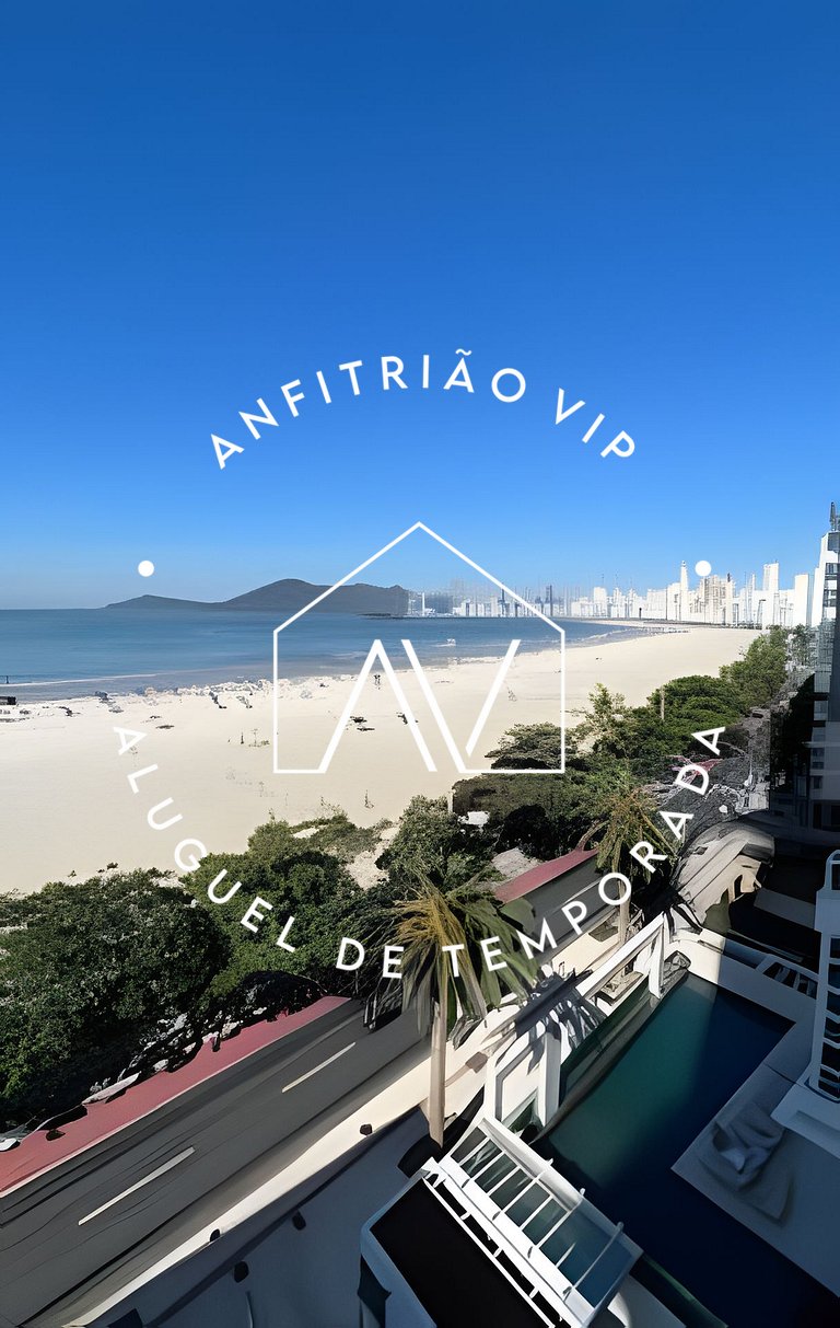 Lindo e espaçoso apartamento frente mar