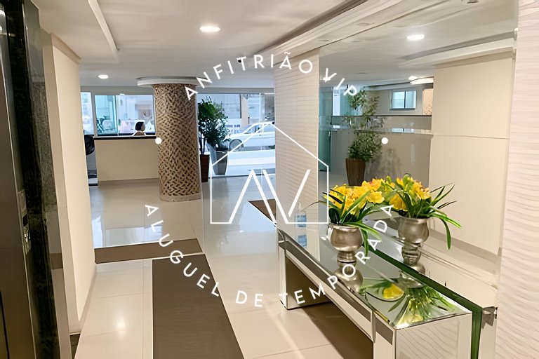 Espaço e conforto na quadra mar