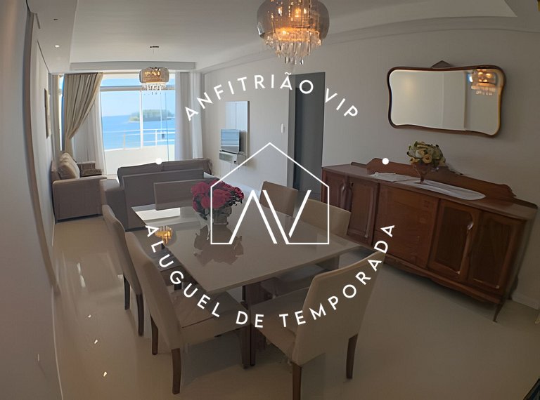 Frente mar, amplo e central