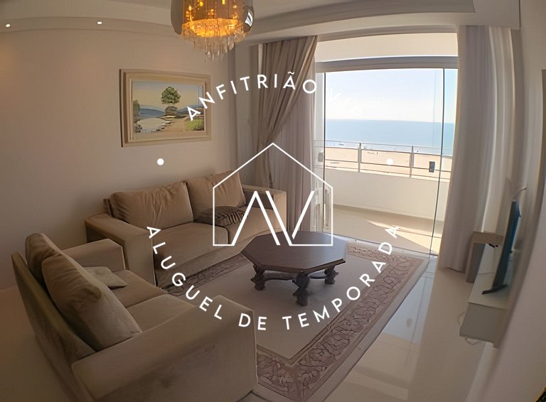 Frente mar, amplo e central