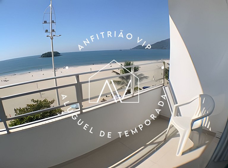 Frente mar, amplo e central