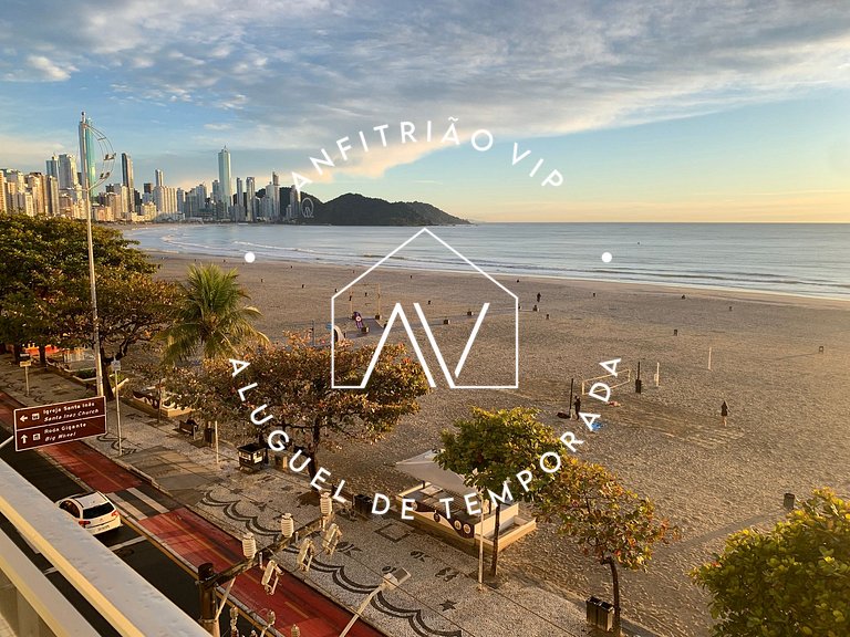 Frente mar, amplo e central