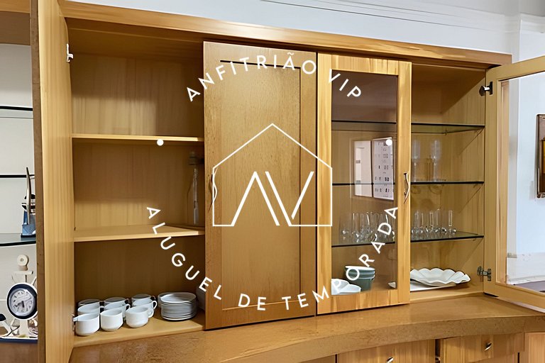 Apto pé na areia com SUPER VISTA para o mar