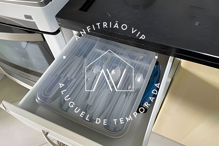 Apto pé na areia com SUPER VISTA para o mar