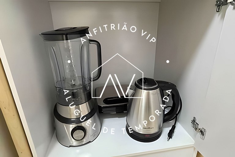 Apto pé na areia com SUPER VISTA para o mar