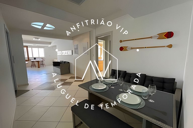 Apto pé na areia com SUPER VISTA para o mar