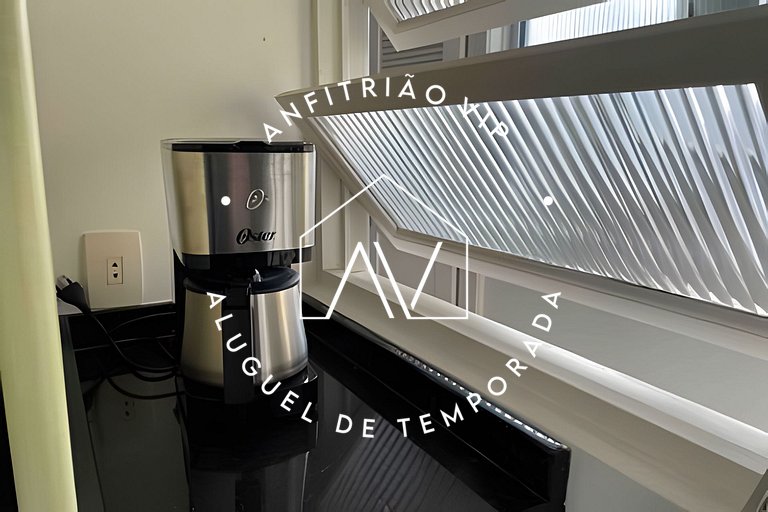 Apto pé na areia com SUPER VISTA para o mar