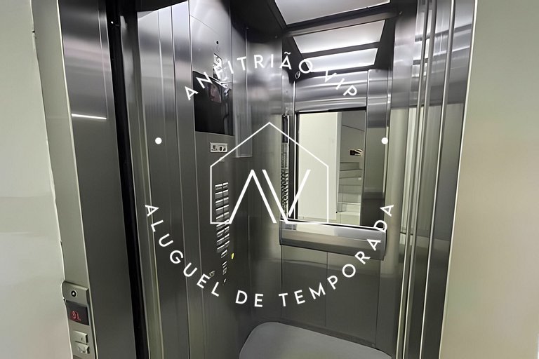 Apto pé na areia com SUPER VISTA para o mar