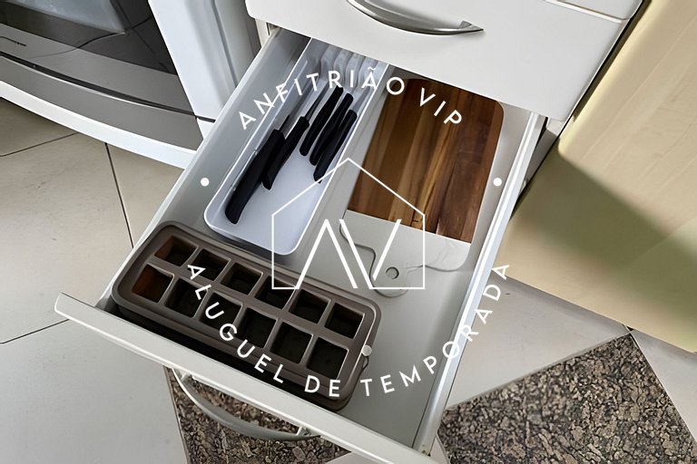 Apto pé na areia com SUPER VISTA para o mar