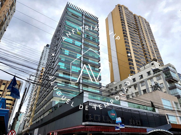 Apto pé na areia com SUPER VISTA para o mar