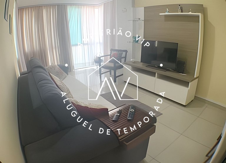 Quadra mar, vista praia e garagem