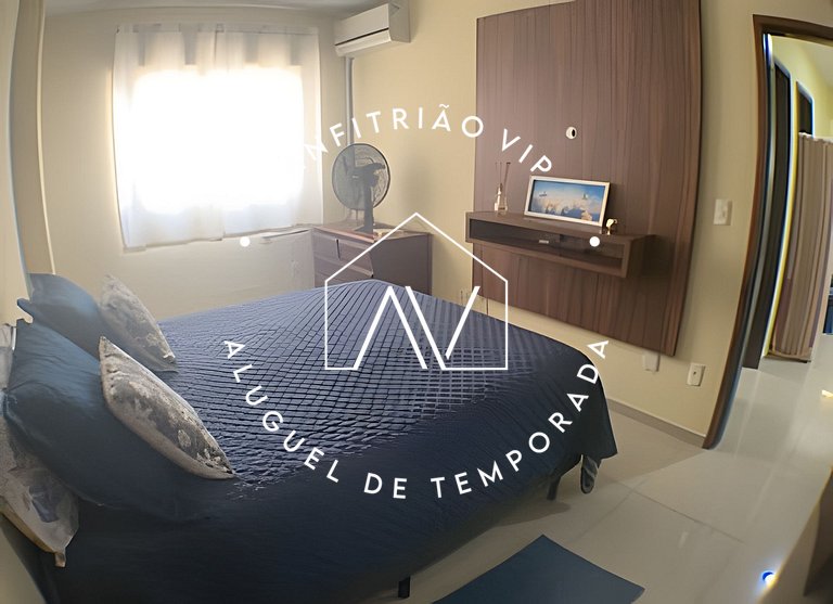 Quadra mar, vista praia e garagem