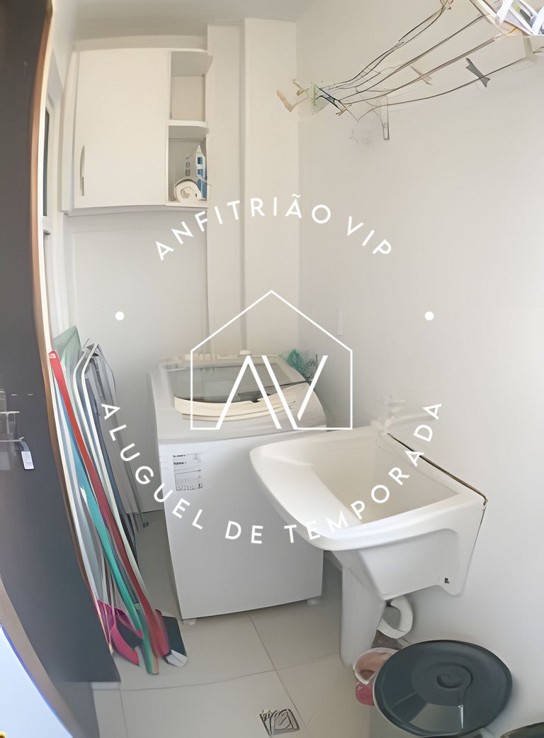 Quadra mar, vista praia e garagem