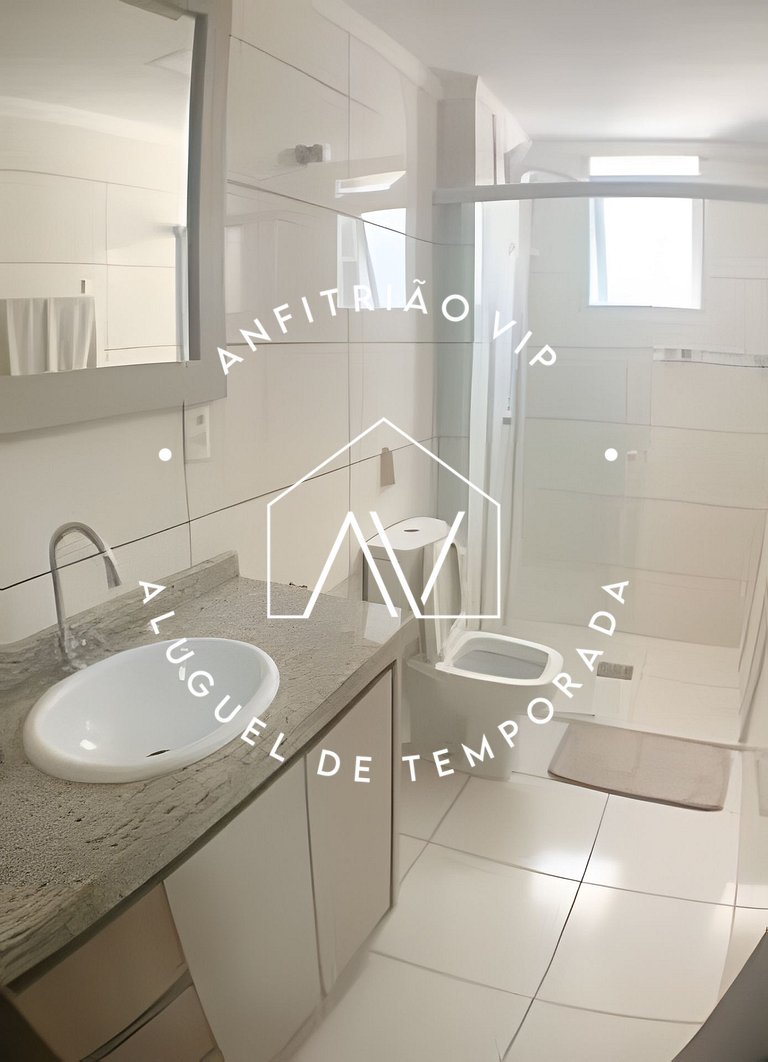 Quadra mar, vista praia e garagem