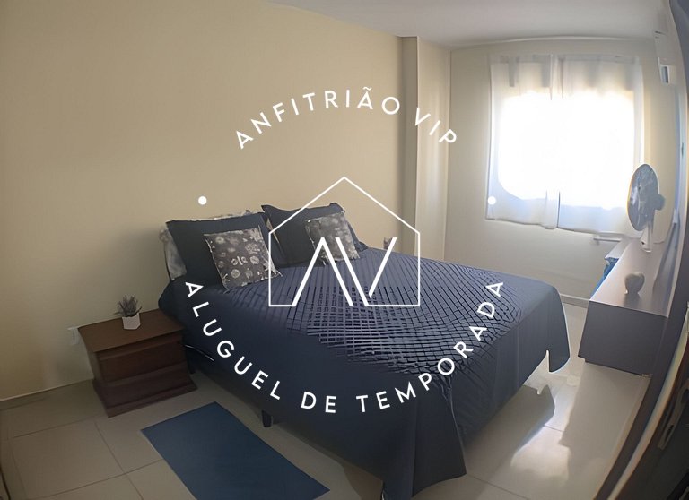 Quadra mar, vista praia e garagem