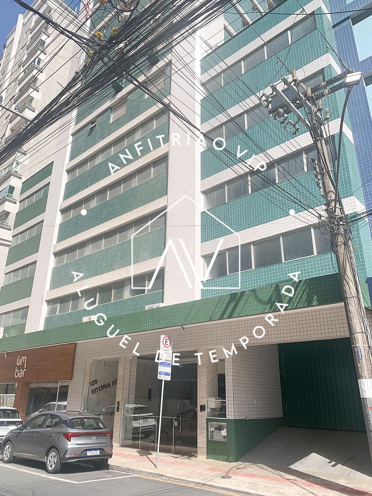 Quadra mar, vista praia e garagem