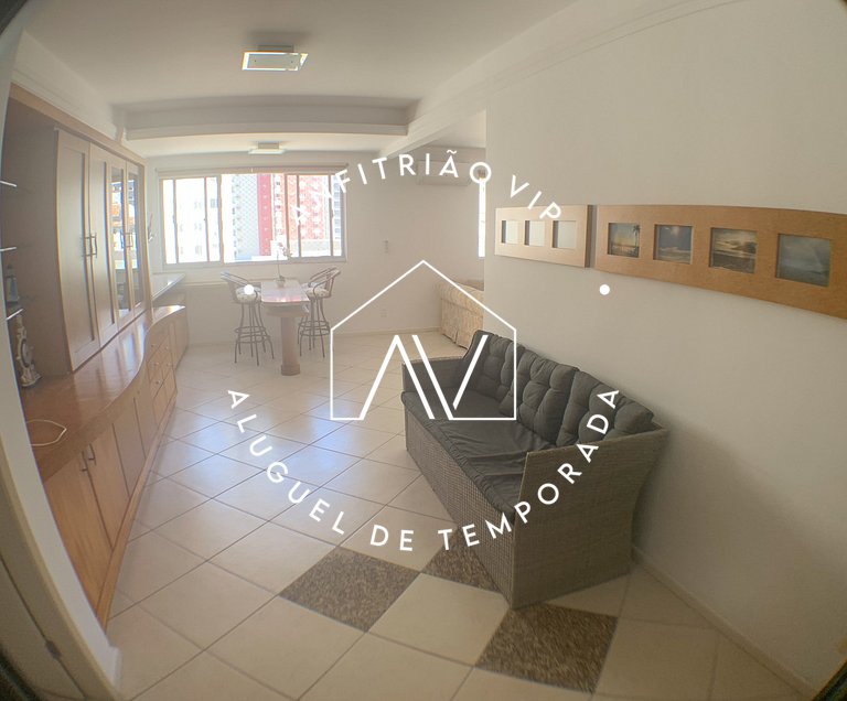 Apto pé na areia com SUPER VISTA para o mar