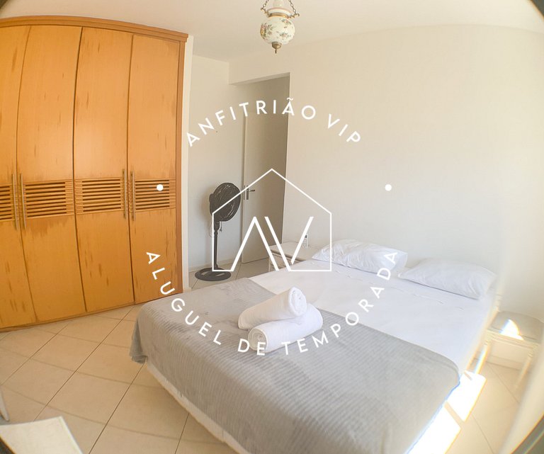 Apto pé na areia com SUPER VISTA para o mar