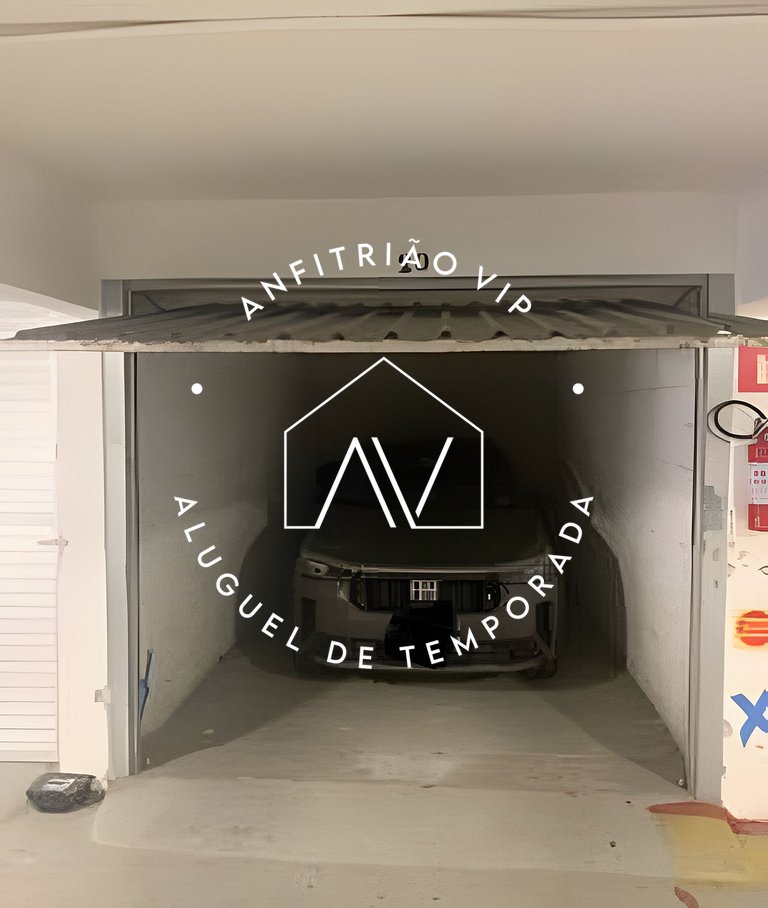 Espaçoso apto linda vista mar com vaga garagem