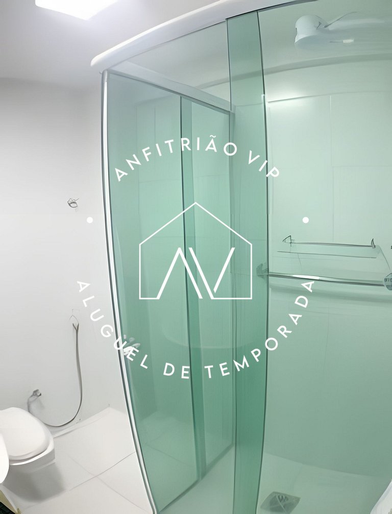 Espaçoso apto linda vista mar com vaga garagem