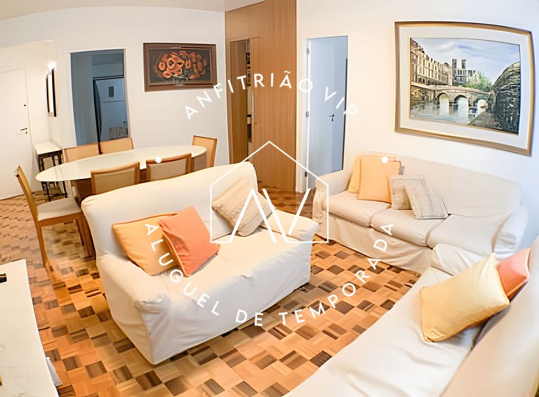 Linda vista mar, espaçoso, com garagem