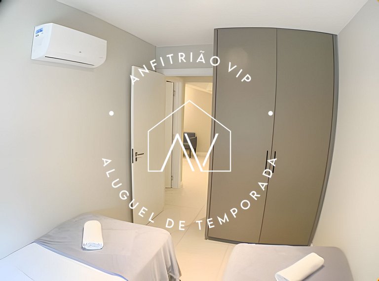 4 quartos e churrasqueira na Beira Mar